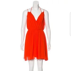 Porta gathered flared dress